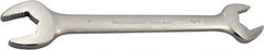 Paramount - 15/16" x 1" Standard Open End Wrench - 11-17/32" OAL, Double End, Full Polish Finish, 15° Head Angle - Strong Tooling