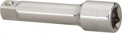 Paramount - 3/8" Drive Standard Socket Extension - 3" OAL, Chrome Finish - Strong Tooling