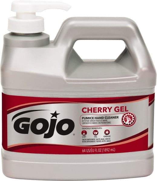 GOJO - 1/2 Gal Bottle Gel Hand Cleaner - Red, Cherry Scent - Strong Tooling