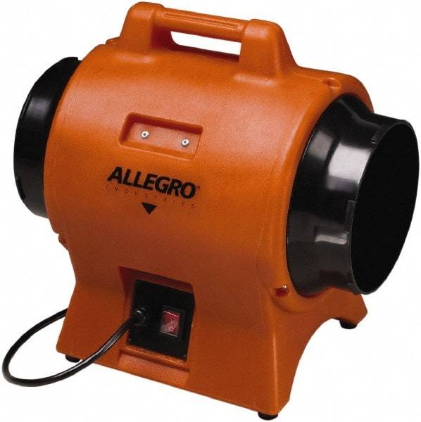 Allegro - 8" Inlet, Electric AC Axial Blower - 0.33 hp, 865 CFM (Free Air), 230 Max Voltage Rating - Strong Tooling