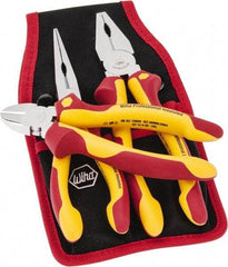 Wiha - 3 Piece Insulated Hand Tool Set - Comes in Belt Pack - Strong Tooling