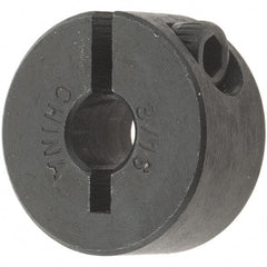 Value Collection - 3/16" Bore, Steel, One Piece Clamp Collar - 11/16" Outside Diam, 5/16" Wide - Strong Tooling