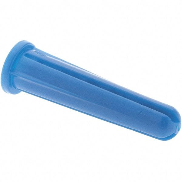 Value Collection - #14 to #16 Screw, 5/16" Diam, 1-1/2" Long, Plug Drywall & Hollow Wall Anchor - Plastic, Use with Concrete/Masonry & Wallboard - Strong Tooling