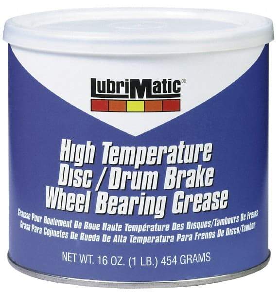 LubriMatic - 1 Lb Can Polyurea High Temperature Grease - Blue, High Temperature, 520°F Max Temp, NLGIG 2, - Strong Tooling