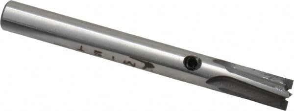 Made in USA - 1/4" Diam, 1/4" Shank, Diam, 4 Flutes, Straight Shank, Interchangeable Pilot Counterbore - Strong Tooling