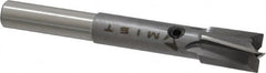 Made in USA - 11/32" Diam, 1/4" Shank, Diam, 4 Flutes, Straight Shank, Interchangeable Pilot Counterbore - Strong Tooling