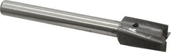 Made in USA - 7/8" Diam, 1/2" Shank, Diam, 4 Flutes, Straight Shank, Interchangeable Pilot Counterbore - Strong Tooling