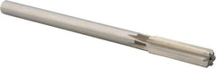 Union Butterfield - 1/2" High Speed Steel 6 Flute Chucking Reamer - Straight Flute, 0.4355" Straight Shank, 2" Flute Length, 8" OAL - Strong Tooling