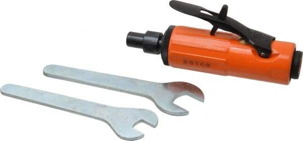 Dotco - 1/4" Collet, Straight Handle, Air Straight Die Grinder - 30,000 RPM, Rear Exhaust, 16 CFM, 0.3 hp, 90 psi, 1/8" Inlet - Strong Tooling