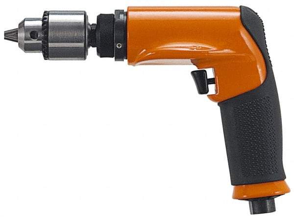 Dotco - 3/8" Keyed Chuck - Pistol Grip Handle, 1,300 RPM, 0.6 hp, 90 psi - Strong Tooling