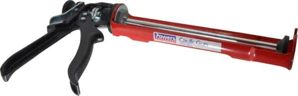 Powers Fasteners - 10 oz Half Barrel Frame Manual Caulk/Adhesive Applicator - Use with Power Fastner Push-Pak Cartridge & Power Fastner T308+ Epoxy Adhesive Anchoring System & Quik-Shot Carridge - Strong Tooling