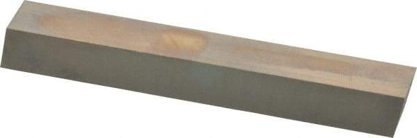 Cleveland - M42 Cobalt Square Tool Bit Blank - 1/2" Wide x 1/2" High x 4" OAL, 2 Beveled Ends, 10° Bevel Angle, Ground - Exact Industrial Supply