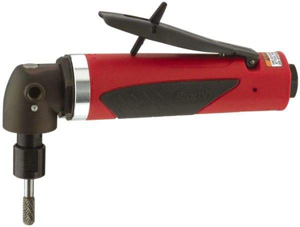 Sioux Tools - 1/4" Collet, Angle Handle, Angle Air Die Grinder - 12,000 RPM, Rear Exhaust, 30 CFM, 1 hp, 6.21 bar, 1/4 NPT - Strong Tooling