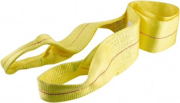 Erickson Manufacturing - Loop Polyester Tow Strap - 6' Long, 15,000 Lb Capacity - Strong Tooling