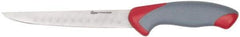 Clauss - 6-1/2" Long Blade, Stainless Steel, Fine Edge, Slicing Knife - 12" OAL, Comfort Grip Handle - Strong Tooling