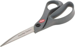 Clauss - 3-1/4" LOC, 8" OAL Titanium Standard Shears - Right Hand, Glass Filled Nylon Offset Handle, For General Purpose Use - Strong Tooling