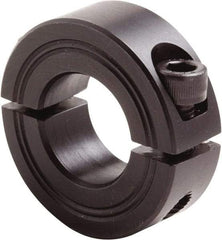 Climax Metal Products - 19mm Bore, Steel, Two Piece Clamp Collar - 1-5/8" Outside Diam - Strong Tooling