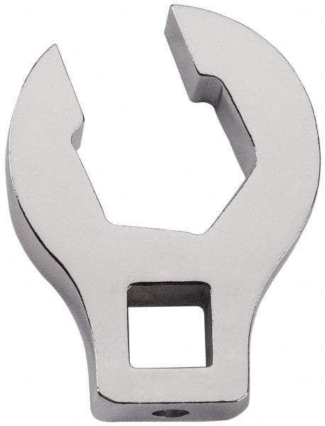 Proto - 9mm 6 Point 3/8" Drive Chrome Flare Nut Crowfoot Wrench - 29/32" Head Diam x 1/4" Head Thickness, 1-5/16" OAL - Strong Tooling