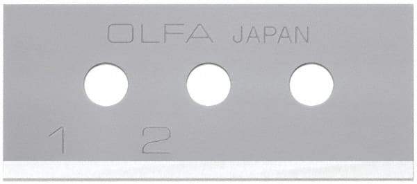 Olfa - 10 Piece Steel Safety Blade - 40mm OAL - Strong Tooling