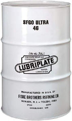 Lubriplate - 55 Gal Drum, ISO 46, SAE 20, Air Compressor Oil - 5°F to 380°, 220 Viscosity (SUS) at 100°F, 52 Viscosity (SUS) at 210°F - Strong Tooling