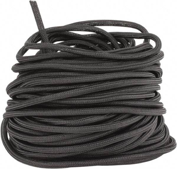 Techflex - Black Braided Cable Sleeve - 200' Coil Length, -103 to 257°F - Strong Tooling