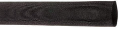 Techflex - 1.13" ID Black Woven Sleeving for Hoses - 100' Long, -50 to 248°F - Strong Tooling