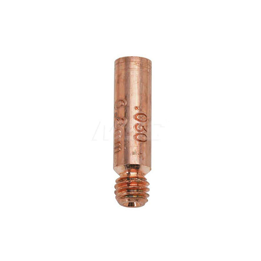 MIG Welder Contact Tip: 0.045″ Min x 0.045″ Max Wire Dia, Threaded Use with Magnum 200 to 400A