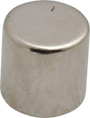 Mag-Mate - 1/2" Diam x 1/2" High Neodymium Rare Earth Magnet - 11.2 Lb Max Capacity, 200°F Max, Nickel Plated - Strong Tooling