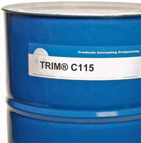 Master Fluid Solutions - Trim C115, 54 Gal Drum Grinding Fluid - Synthetic, For Machining - Strong Tooling