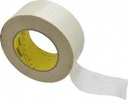 3M - 60 Yd Long x 2" Wide, Series 361, White Silicone Glass Cloth Tape - 7.5 mil Thick, 182 Lb/In Tensile Strength - Strong Tooling