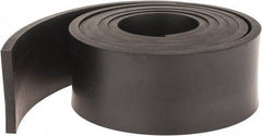 Made in USA - 1/4" Thick x 2" Wide x 60" Long, Neoprene Rubber Strip - Stock Length, 70 Shore A Durometer, 1,000 to 1,200 psi Tensile Strength, -40 to 212°F, Black - Strong Tooling