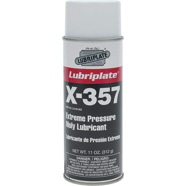 Lubriplate - 11 oz Aerosol Lithium Extreme Pressure Grease - Black, Extreme Pressure, 250°F Max Temp, NLGIG 1, - Strong Tooling