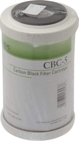 Pentair - 2-7/8" OD, 0.5µ, Carbon Briquette Giardia & Cryptosporidium Reduction Cartridge Filter - 4-7/8" Long, Reduces Tastes, Odors & Sediments - Strong Tooling