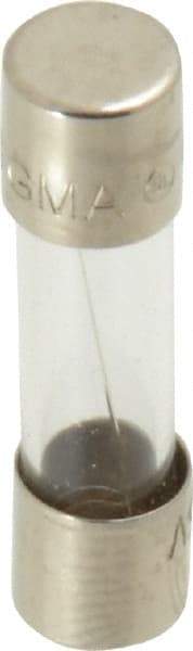 Cooper Bussmann - 125 VAC, 32 VDC, 6 Amp, Fast-Acting Miniature Glass Fuse - 20mm OAL, 10 at AC kA Rating, 5mm Diam - Strong Tooling