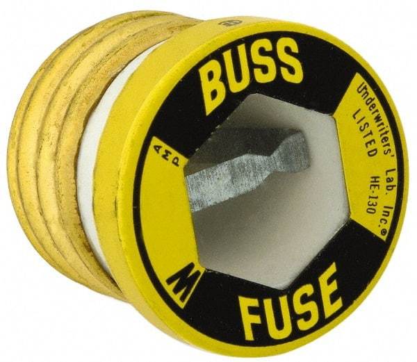 Cooper Bussmann - 125 VAC, 6 Amp, Fast-Acting Plug Fuse - 1.21" OAL, 10 (RMS Symmetrical) kA Rating - Strong Tooling