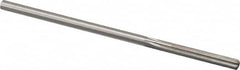 Made in USA - 0.1835" High Speed Steel 6 Flute Chucking Reamer - Straight Flute, 0.1755" Straight Shank, 1-1/8" Flute Length, 4-1/2" OAL - Strong Tooling