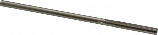 Made in USA - 0.274" High Speed Steel 6 Flute Chucking Reamer - Straight Flute, 1/4" Straight Shank, 1-1/2" Flute Length, 6" OAL - Strong Tooling