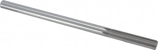 Made in USA - 0.471" High Speed Steel 6 Flute Chucking Reamer - Straight Flute, 0.373" Straight Shank, 1-3/4" Flute Length, 7" OAL - Strong Tooling