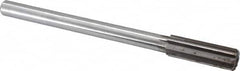 Made in USA - 0.825" High Speed Steel Chucking Reamer - Straight Flute, Straight Shank - Strong Tooling