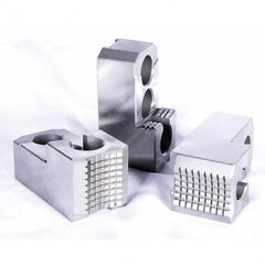 Kitagawa - Hard Lathe Chuck Jaws Jaw Type: Hard Jaw Jaw Interface Type: 1.5mm x 60 Serrated - Strong Tooling