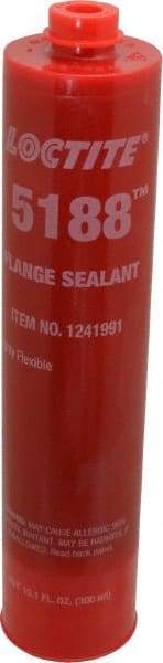 Loctite - 300 mL Cartridge Red Polyurethane Joint Sealant - -65 to 300°F Operating Temp, 24 hr Full Cure Time, Series 5188 - Strong Tooling