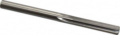 Made in USA - Letter T High Speed Steel 6 Flute Chucking Reamer - Straight Flute, 0.358" Straight Shank, 1-3/4" Flute Length, 4-7/8" OAL - Strong Tooling