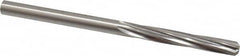 Made in USA - Letter D High Speed Steel 6 Flute Chucking Reamer - Spiral Flute, 0.246" Straight Shank, 1-1/2" Flute Length, 4" OAL - Strong Tooling