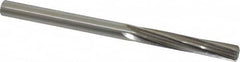 Made in USA - Letter J High Speed Steel 6 Flute Chucking Reamer - Spiral Flute, 0.277" Straight Shank, 1-1/2" Flute Length, 4-1/8" OAL - Strong Tooling