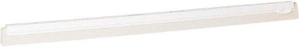 Vikan - 28" Foam Rubber Blade Squeegee Refill - Double Edge, White, Plastic Holder - Strong Tooling