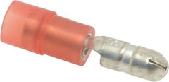 3M - 22 to 18 AWG Crimp Bullet Connector - Red Nylon Insulation - Strong Tooling