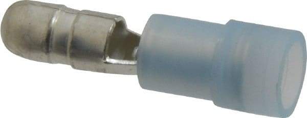 3M - 16 to 14 AWG Crimp Bullet Connector - 0.18" Bullet Diam, Blue Nylon Insulation - Strong Tooling