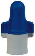 3M - 4, 14 to 2, 6 AWG, 600 Volt, Flame Retardant, Wing Twist on Wire Connector - Blue & Gray, 221°F - Strong Tooling