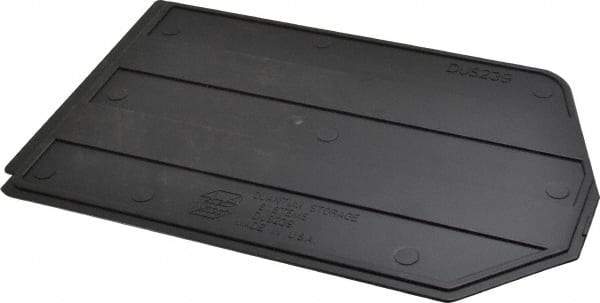 Quantum Storage - 10.8" Wide x 7" High, Black Bin Divider - Use with Bin QUS239 - Strong Tooling