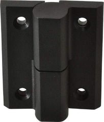 Sugatsune - 2-59/64" Long x 2-23/64" Wide x 0.275" Thick, Fiberglass Reinforced Polyamide Lift-Off Hinge - Black Finish, 2 Knuckles, 4 Holes, 0.787" Pin Diam - Strong Tooling